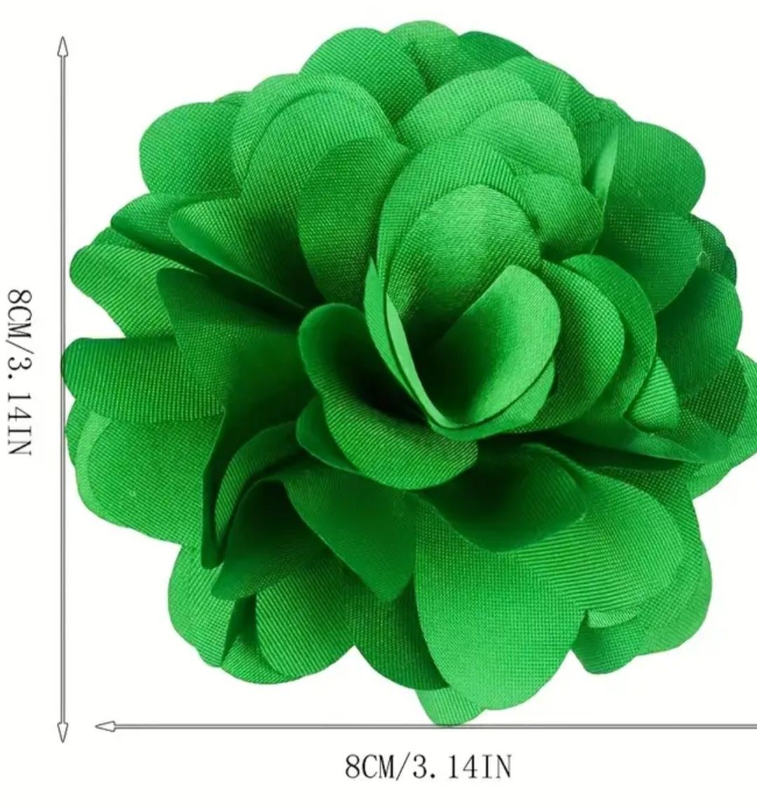 Broszka przypinka kwiat materiałowy pudrowy róż