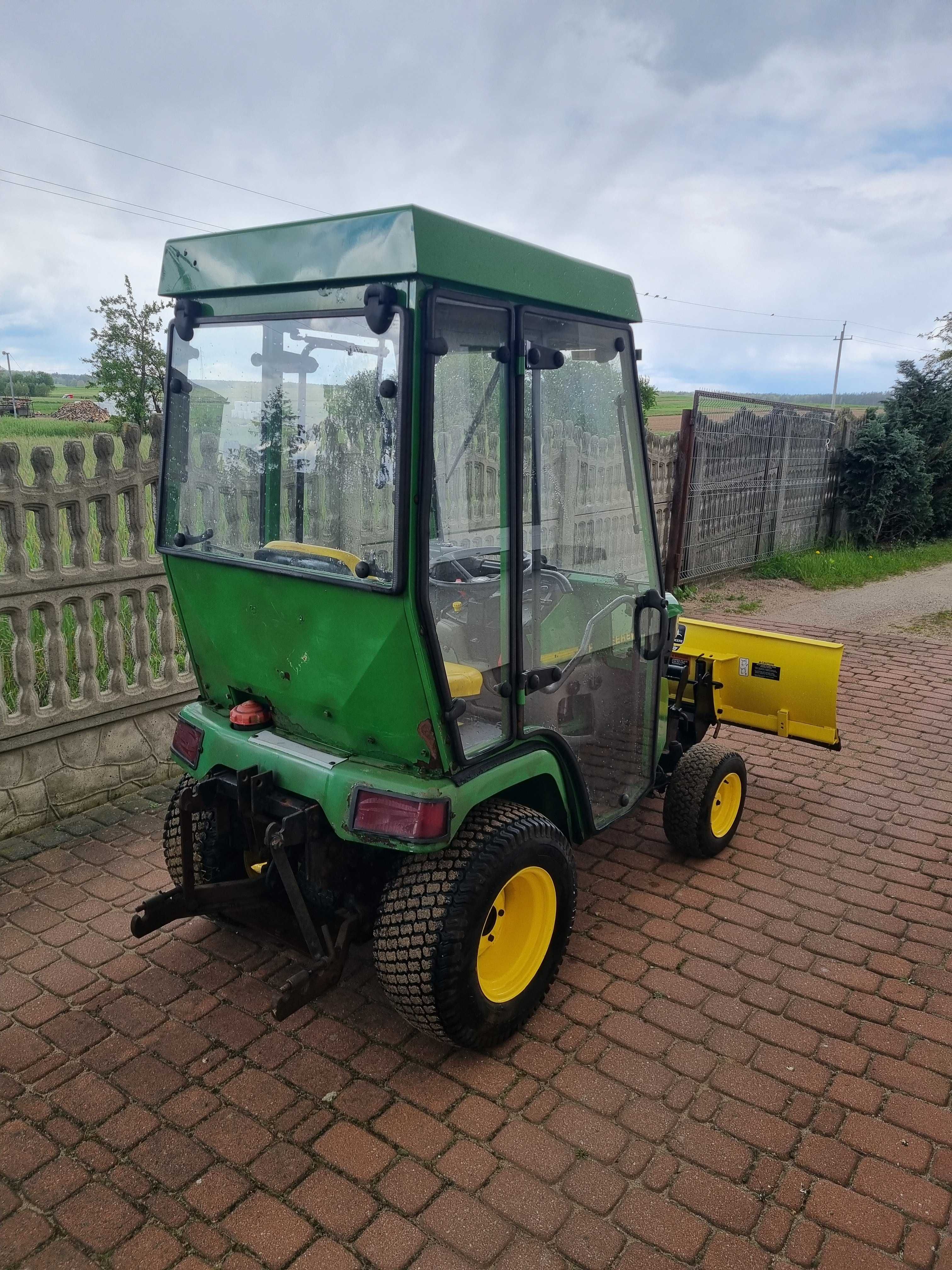 Ciągnik, traktorek, John Deere 415, diesel