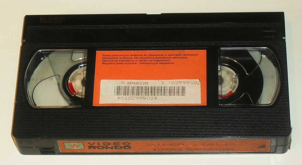 Kaseta VHS BASF, około 100 minut