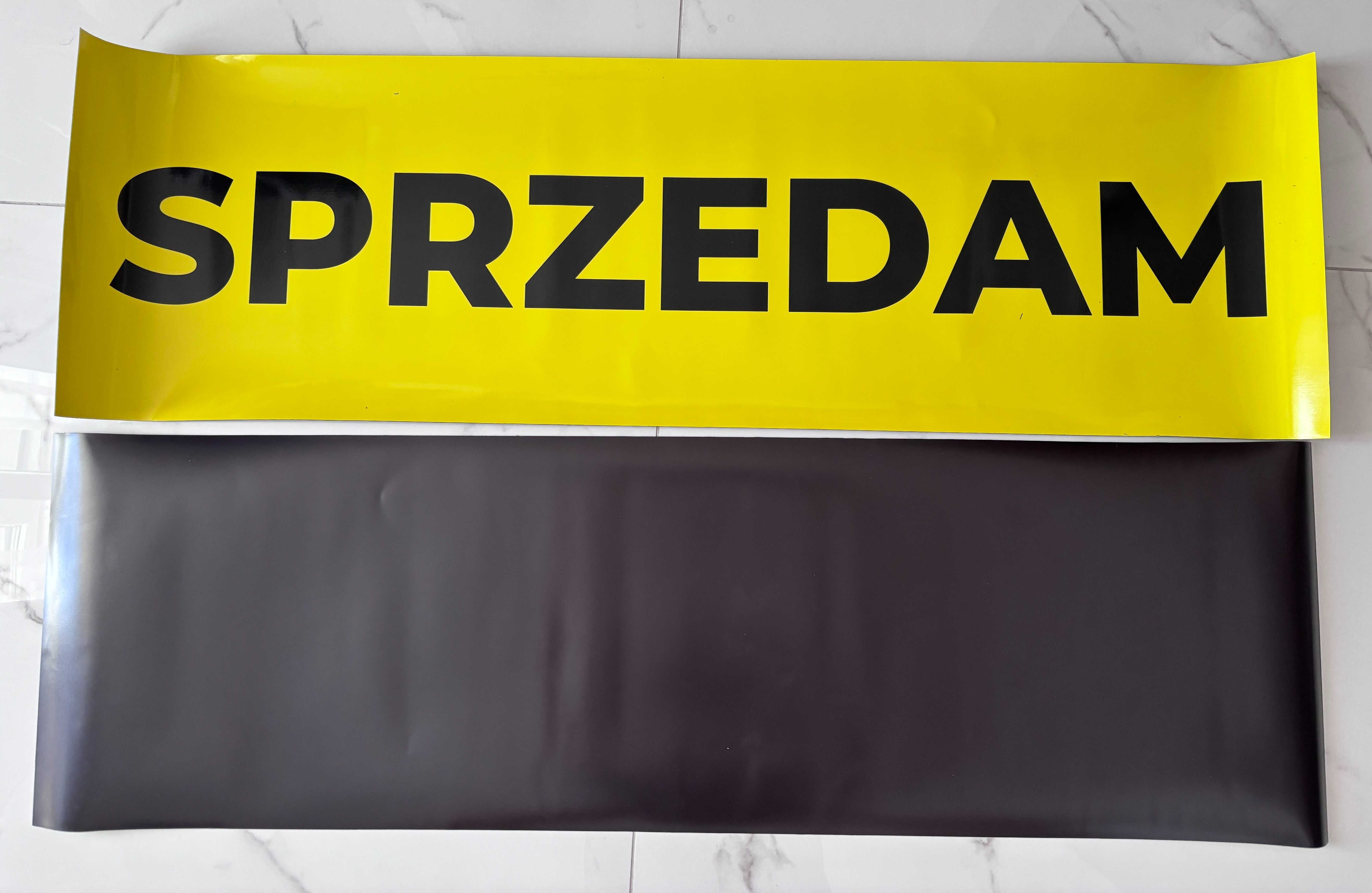 Napis na pojazd  folia magnetyczna