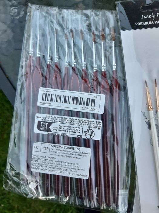 Pędzle pędzelki artystyczne do malowania.