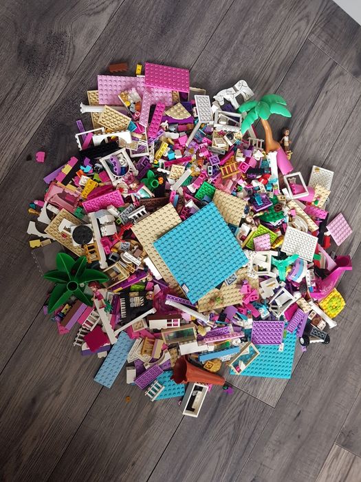 Wielki mix zestaw klocków lego friends