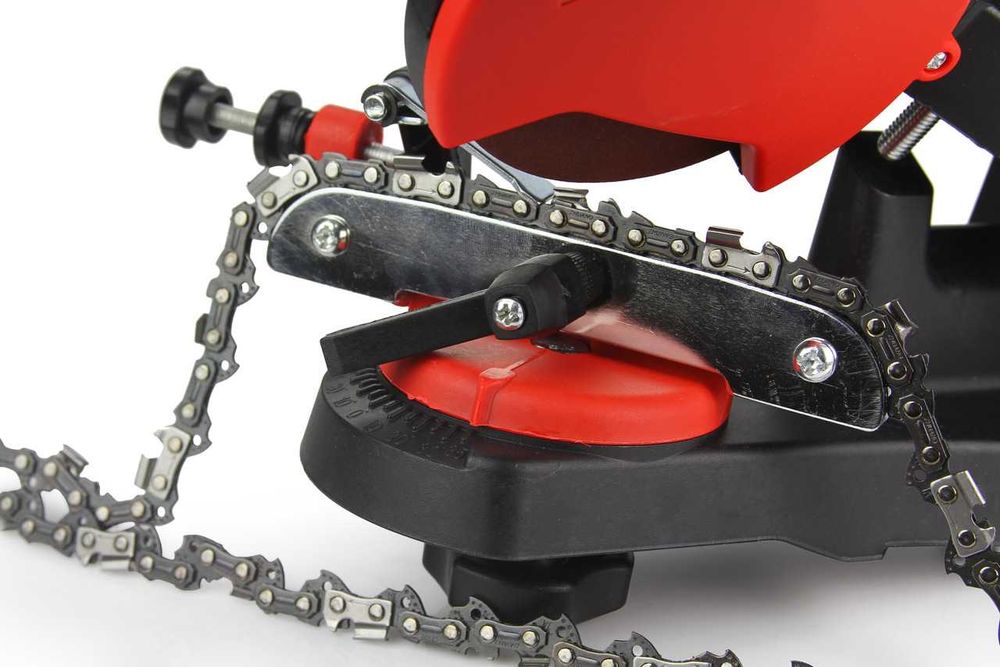 ELEKTRYCZNA OSTRZAŁKA Do Łańcuchów 85W 230V z Tarczą Do Ostrzenia