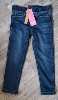 Spodnie skinny z miękkiego jeansu rozm 104