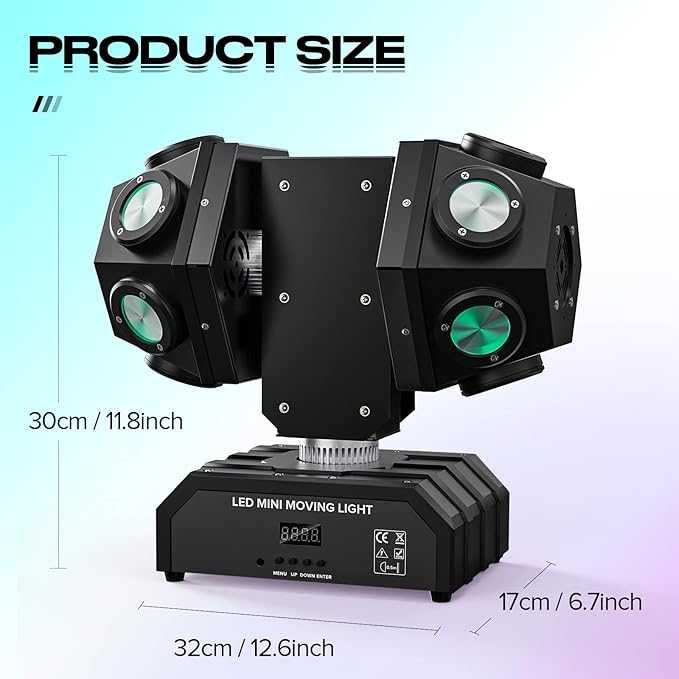 WZYBUTA ZQ02098 Moving Head Ruchoma głowa 150W oświetlenie dyskotekowe