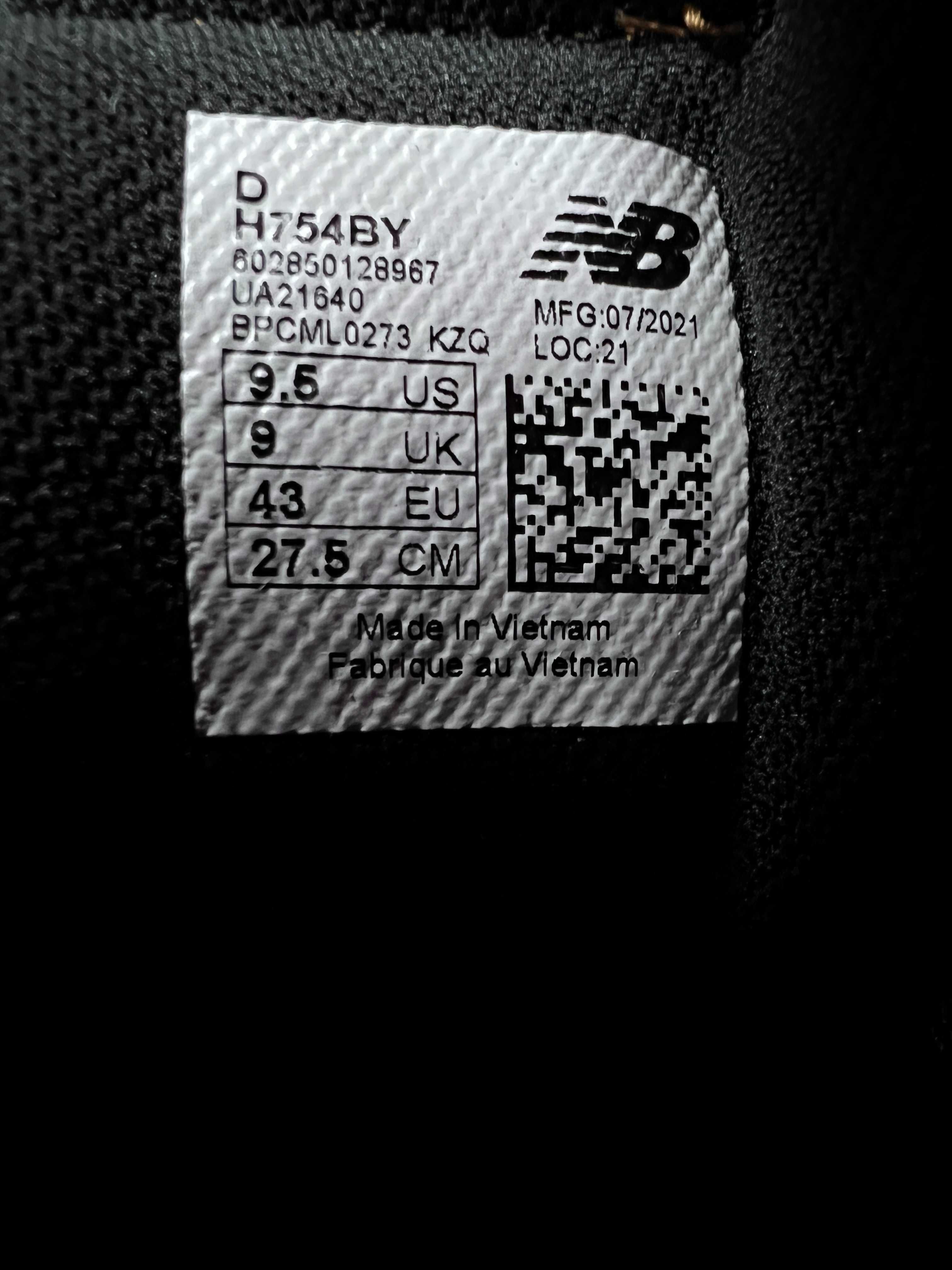 Черевики чоловічі New Balance 754 (H754BY) ОРИГІНАЛ!
