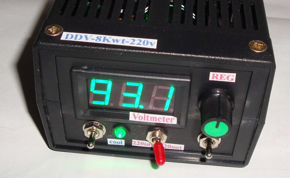 Регулятор мощности компактный 10 квт макс 0-220в