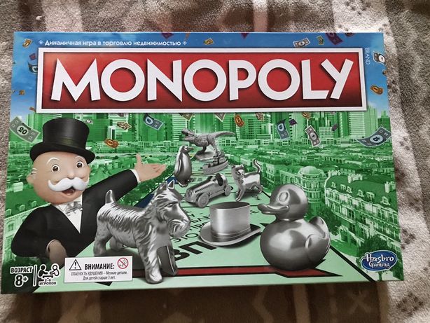 Hasbro Monopoly Монополия оригинал на русском языке