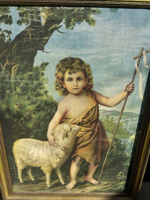 Quadro antigo em tela