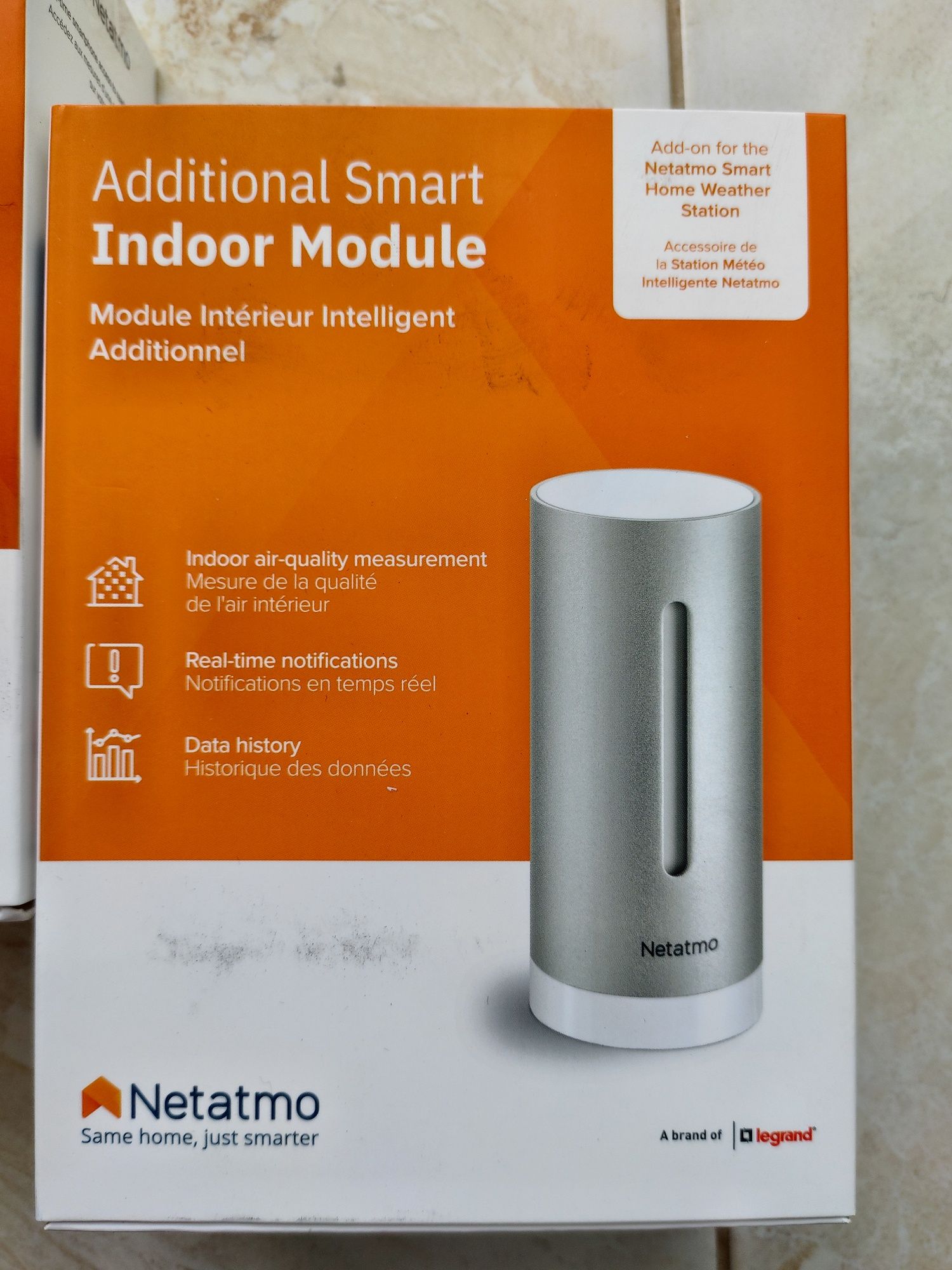 Метеостанція   Датчик Netatmo Additional Indoor Module  Нова оригінал.