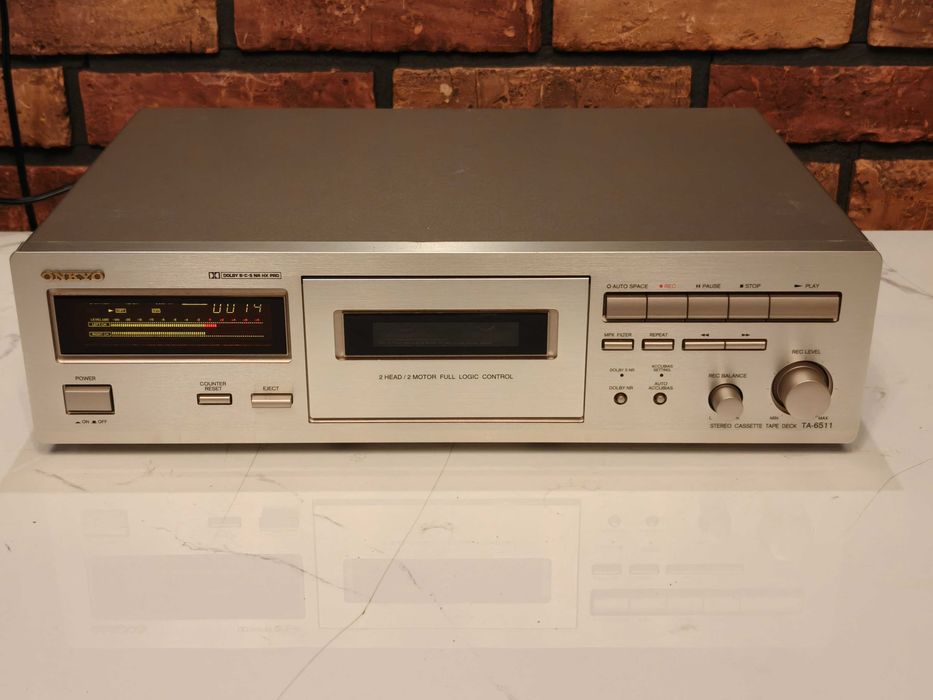ONKYO TA-6511 ! Swietny magnetofon kasetowy ! Rzadkość