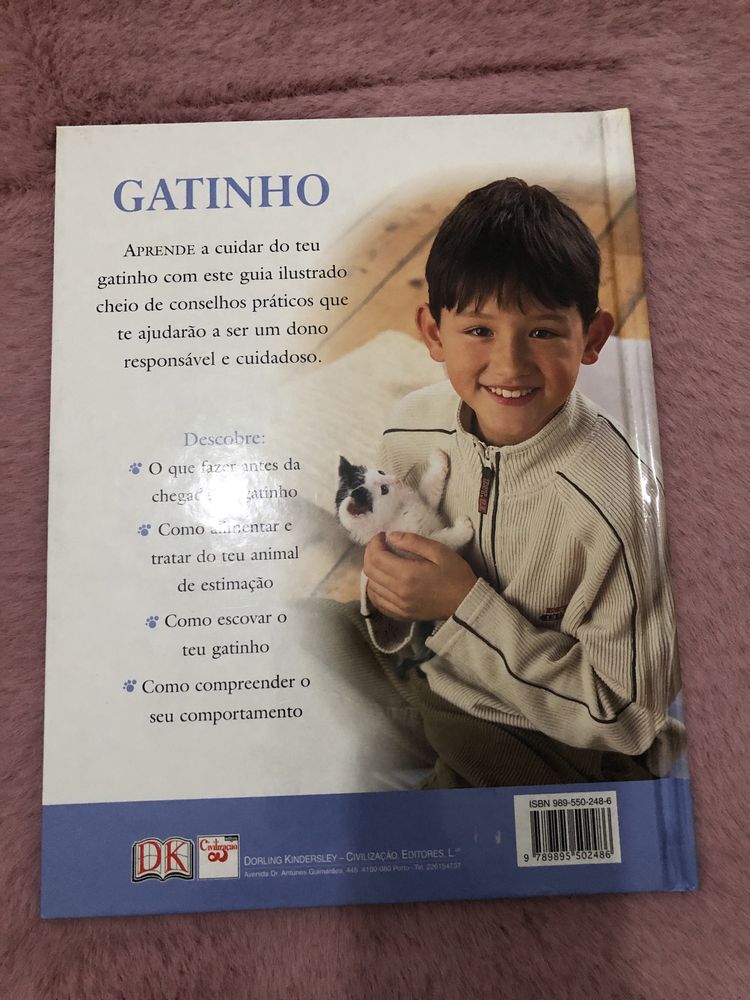 Livro "Gatinho - Como cuidar e educar"