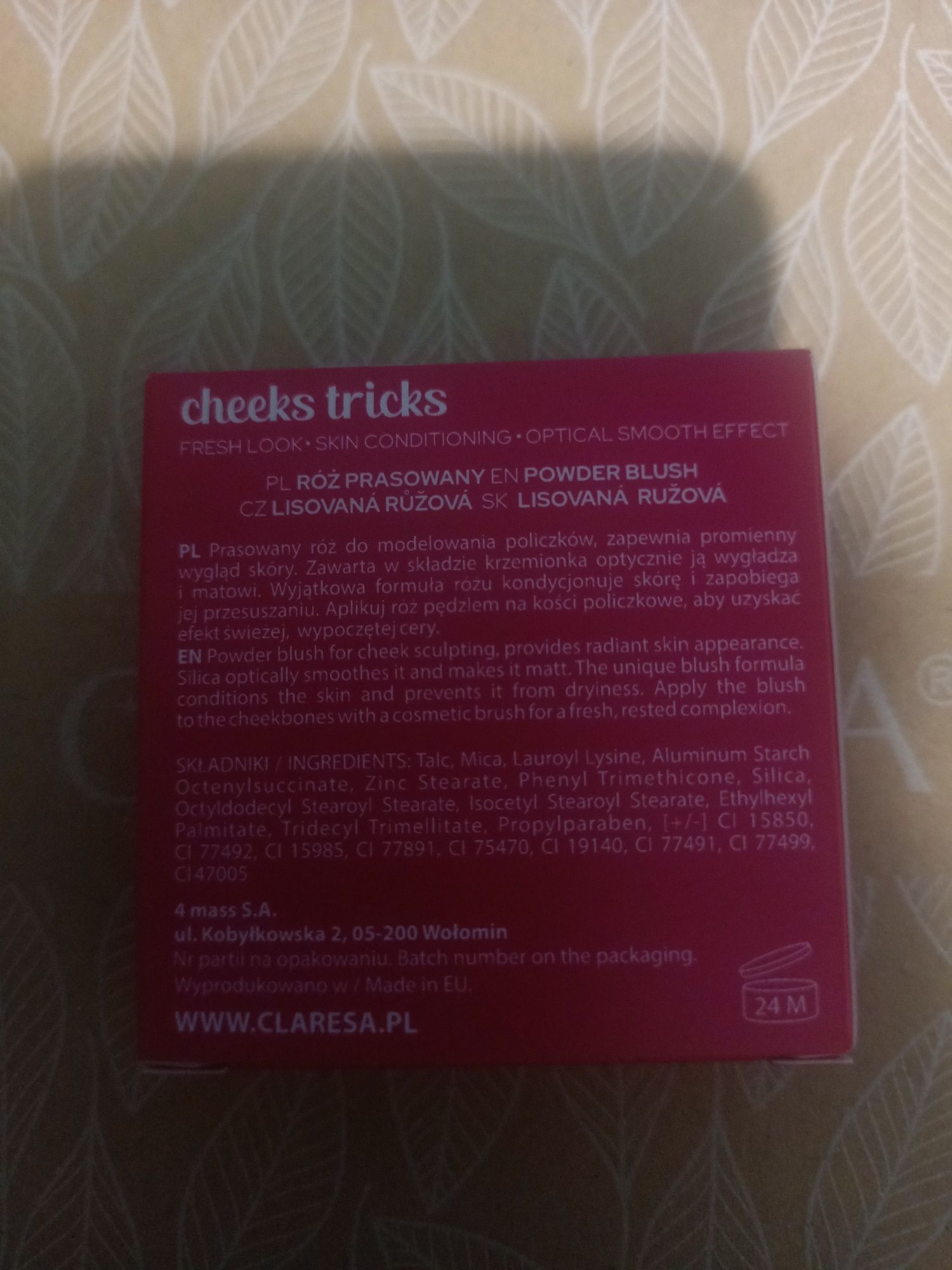 Claresa Cheeks Tricks róż do policzków 02 wonder