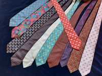 Вінтажна краватка шовк YSL, Hermes, Burberry, Casharel, CK, longchamp
