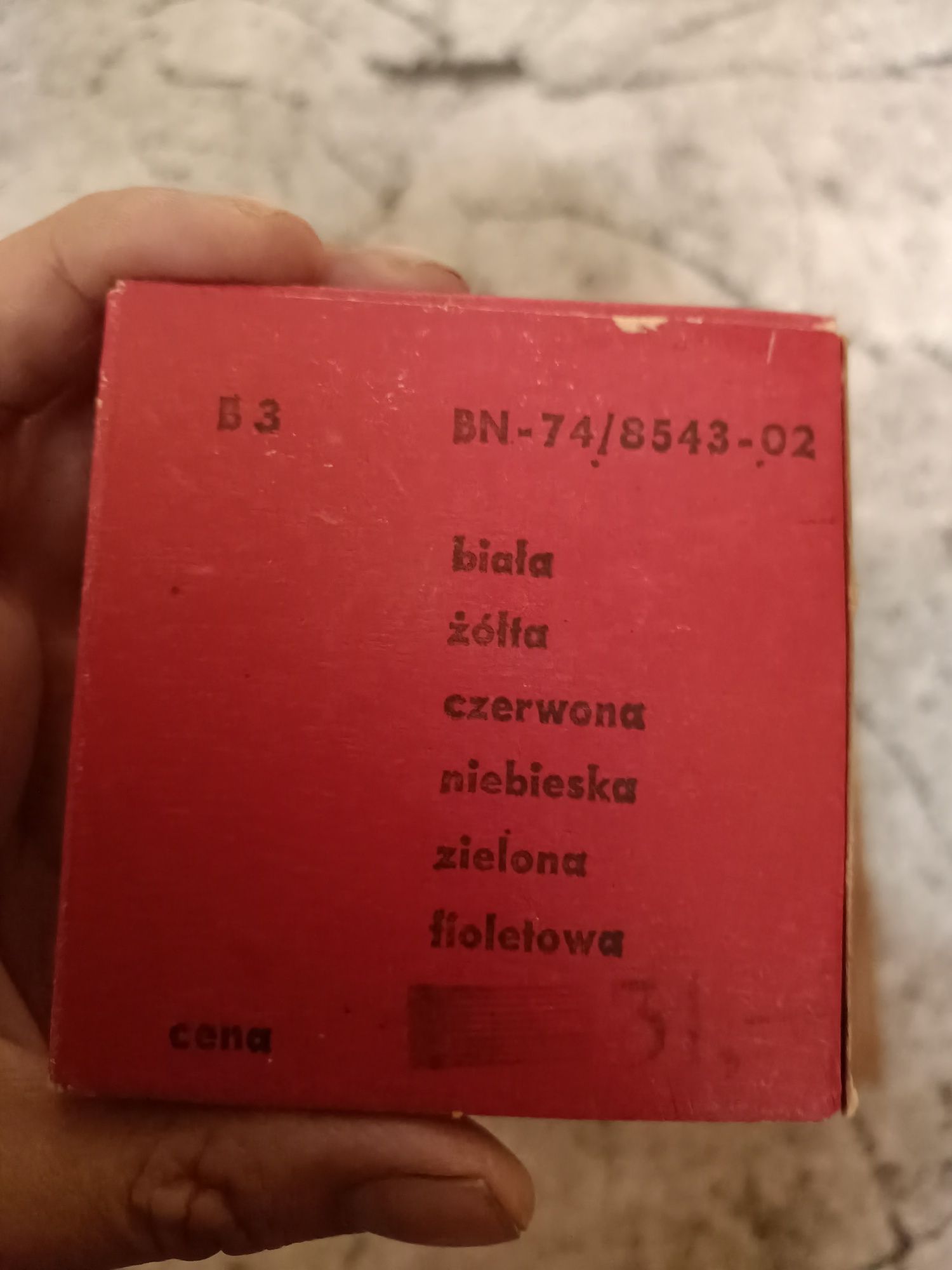 Tablica kredowa szkolna PRL