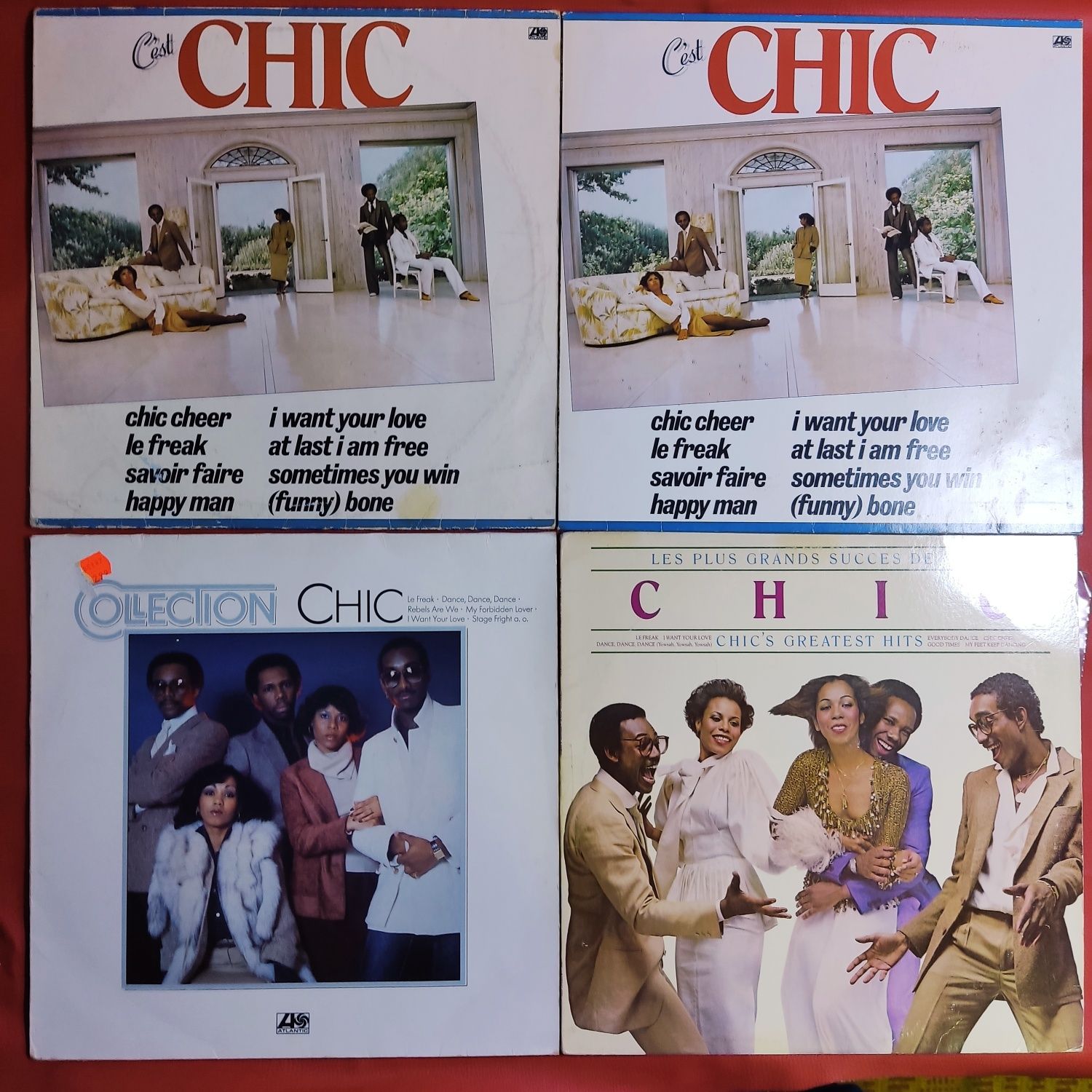 Chic - Фірмові вінілові платівки.1978/79/82.