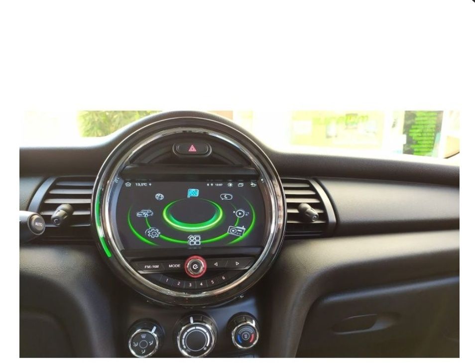 Rádio Mini F55 F56 Android 14 (Novo)