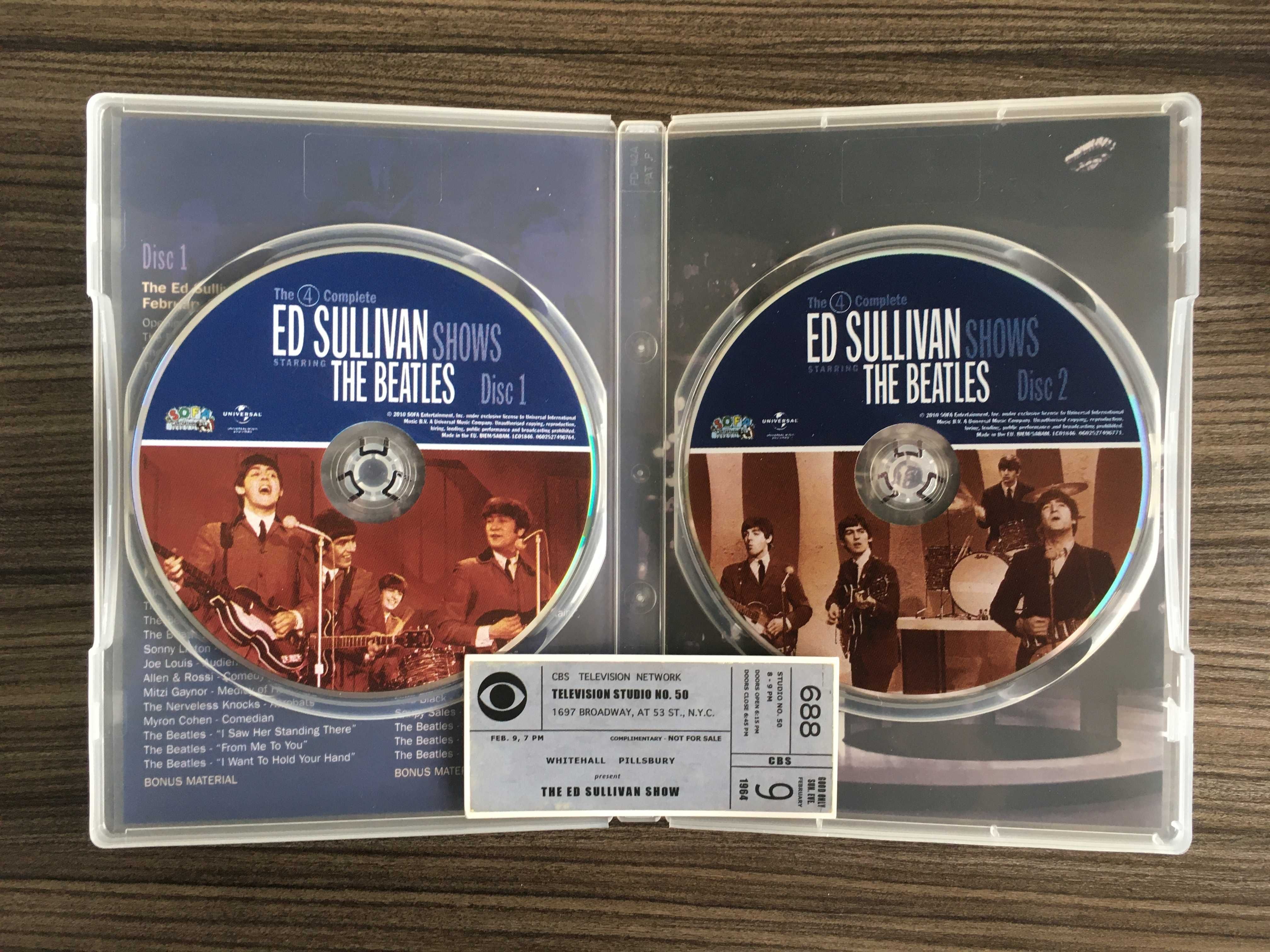 The Beatles (2xDVD, The 4 Complete Ed Sullivan Shows)