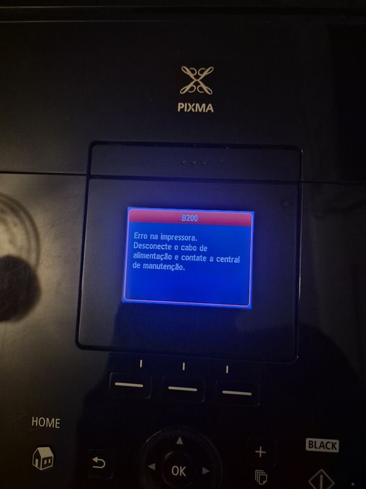 Canon mg5350 com erro