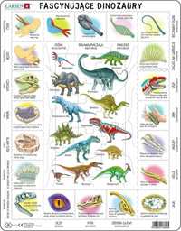 Układanka Fascynujące Dinozaury Pl, Larsen