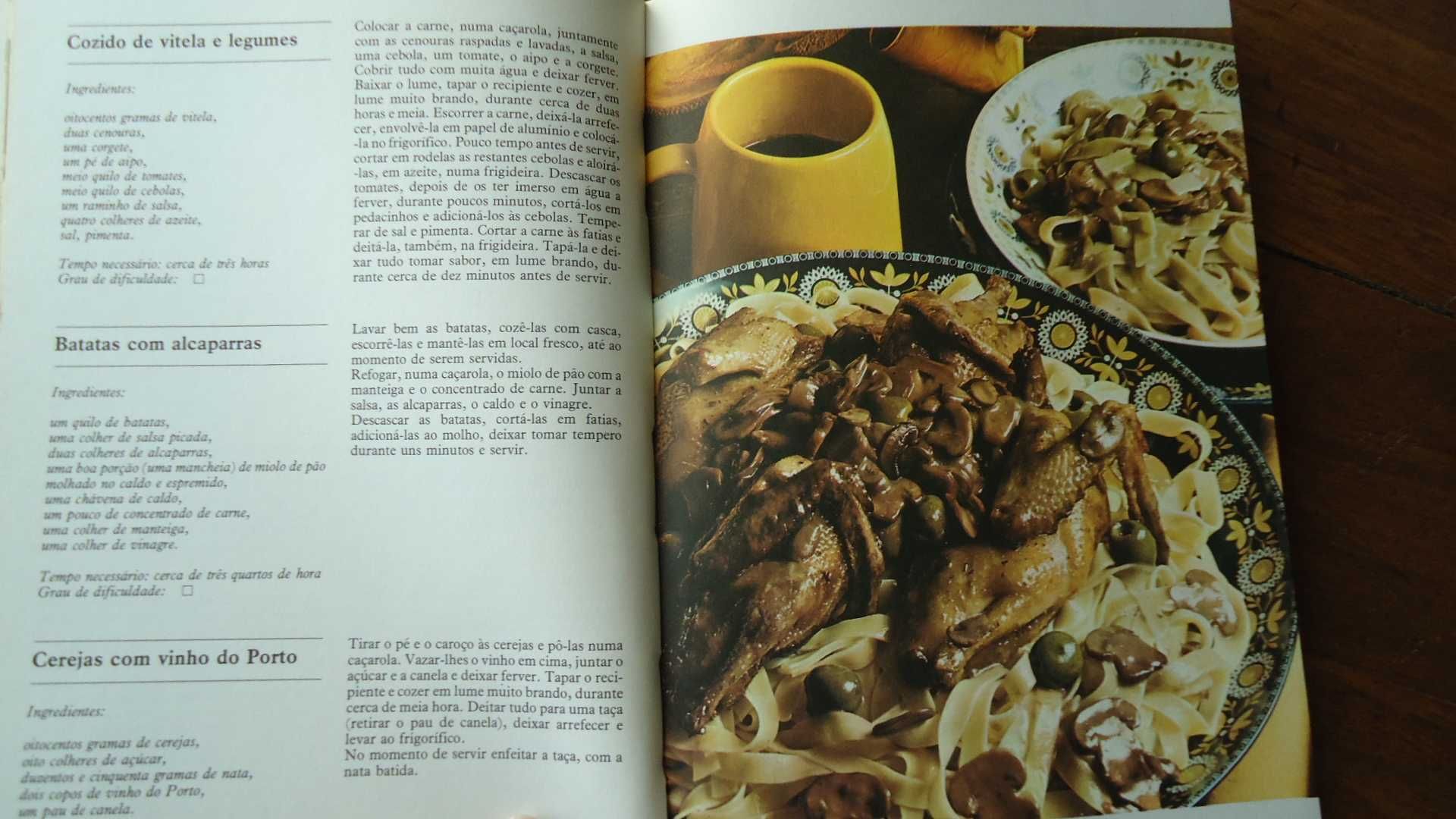 3 livros de culinária: Os Trunfos da Boa Cozinha