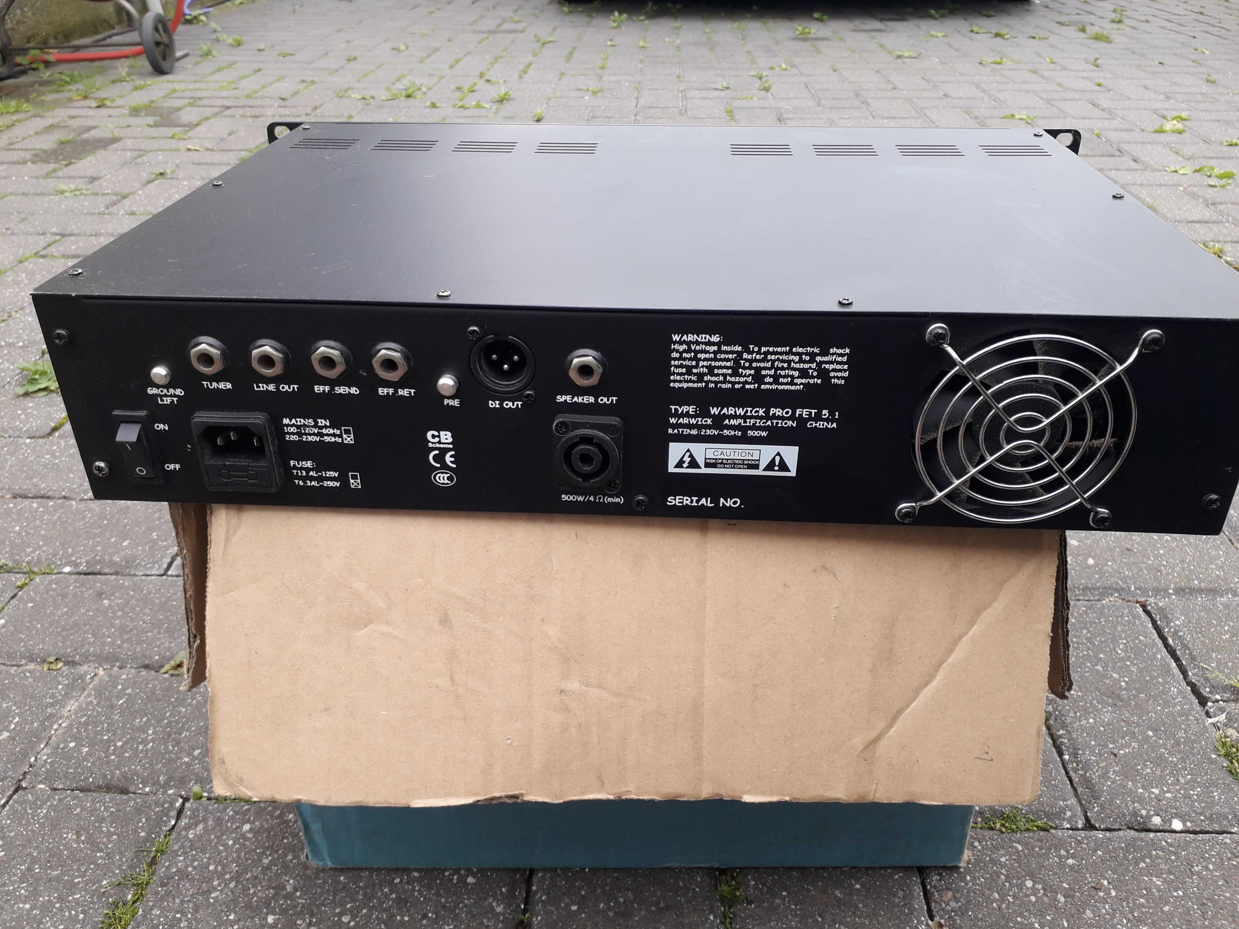 Wzmacniacz   czarny warwick pro fet 5.1