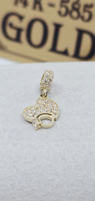 Złoty charms próba 585 14k