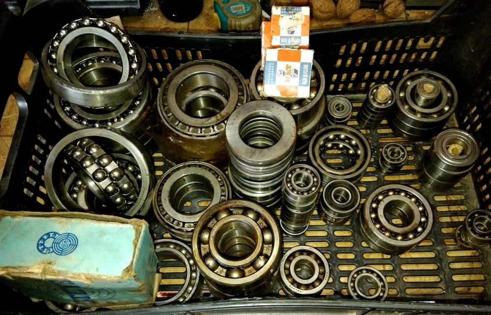 Łożyska w różnych rozmiarach
