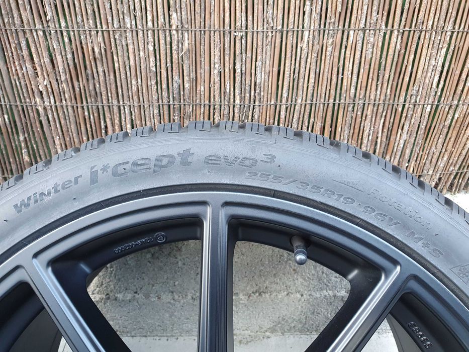 4x Koła 19-stki Audi A5 Brock 255/35/19 Hankook 7,5m 2021r czarny mat!