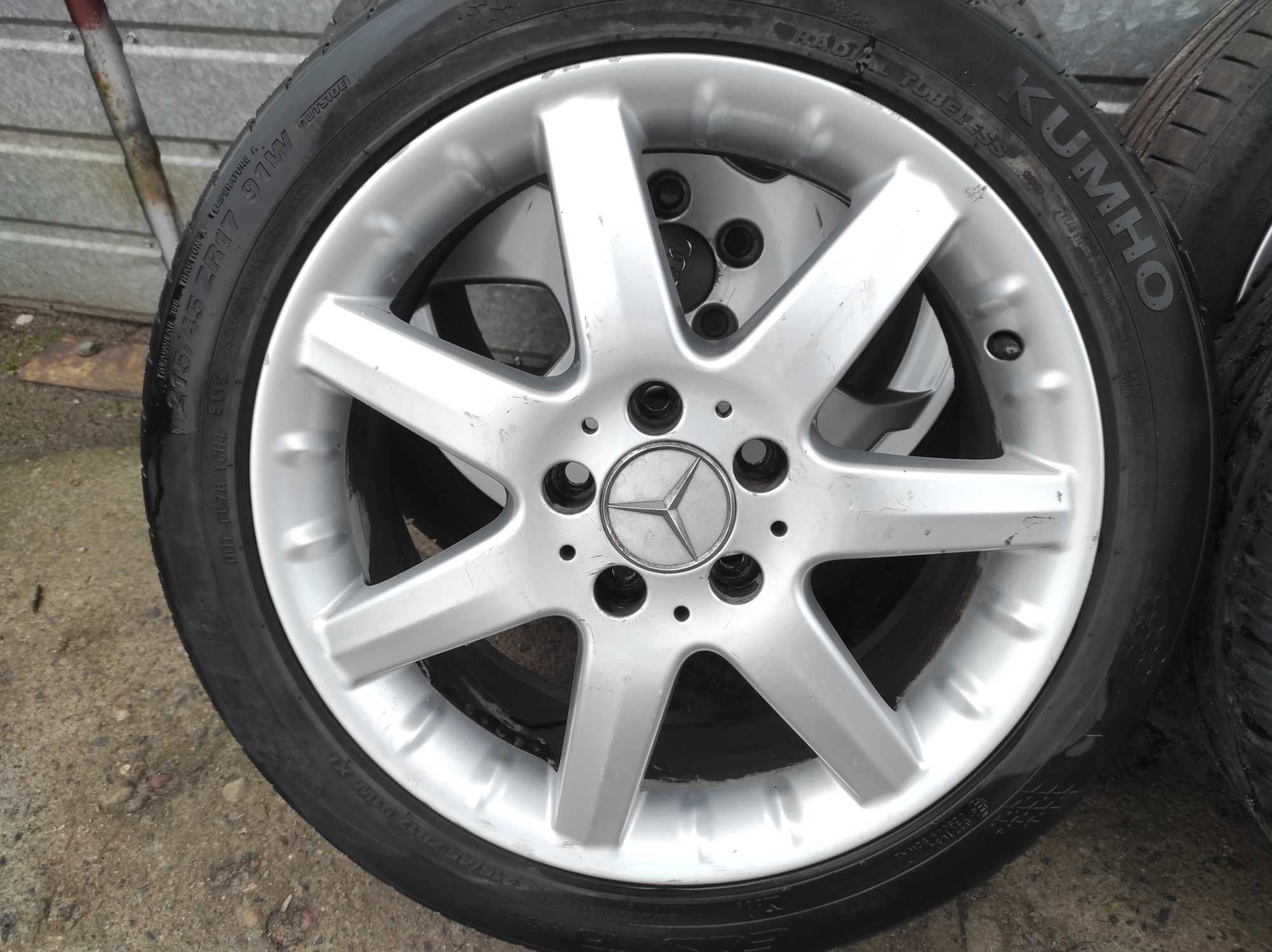 Mercedes A B klasa W169 felgi 17 cali z Niemiec 5 x 112