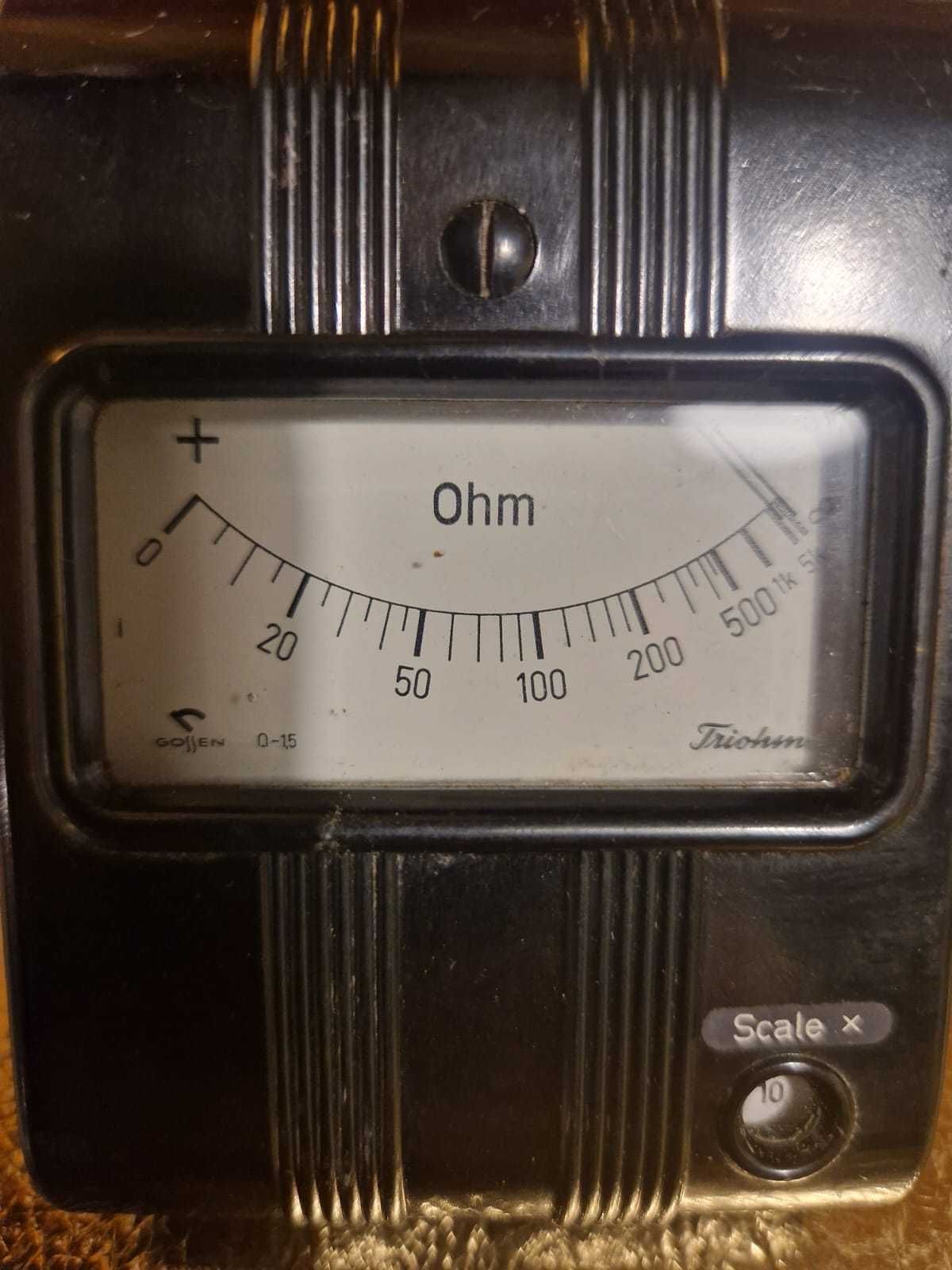 Omomierz GOSSEN Siemens-Gossen Model Triohm Vintage