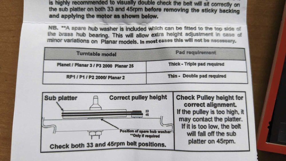 Silnik do gramofonów REGA 24v motor upgrade kit