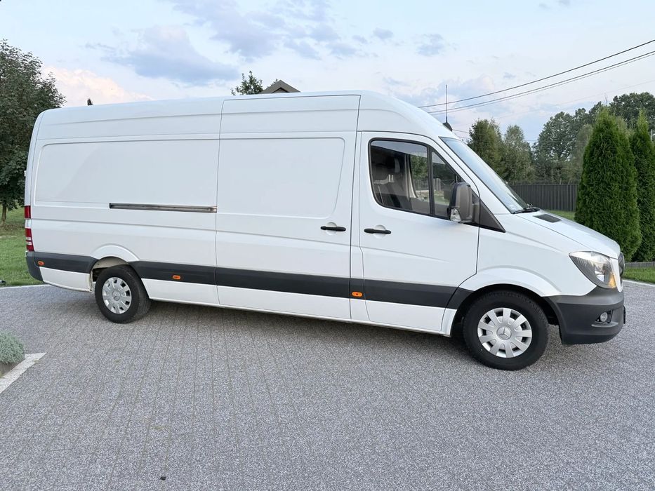 Mercedes-Benz Sprinter Max Salon PL Niski przebieg!!!  Niski przebieg!  Salon Polski Serwisowany w ASO!  UNIKAT!