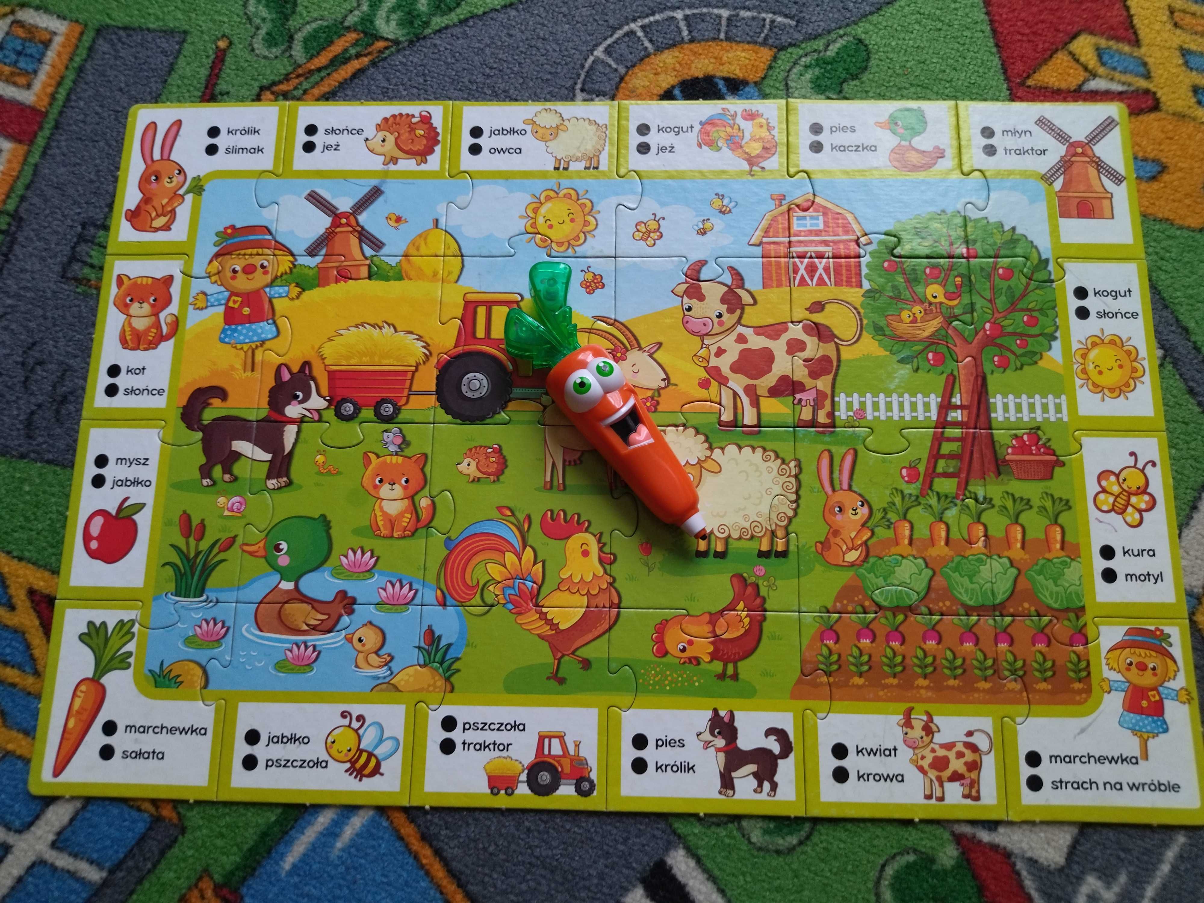 Puzzle wesoła Carotina Marchewka