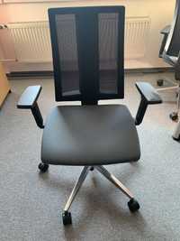 Krzesło biurowe obrotowe wygodne, regulacja wysokości i odchylenia