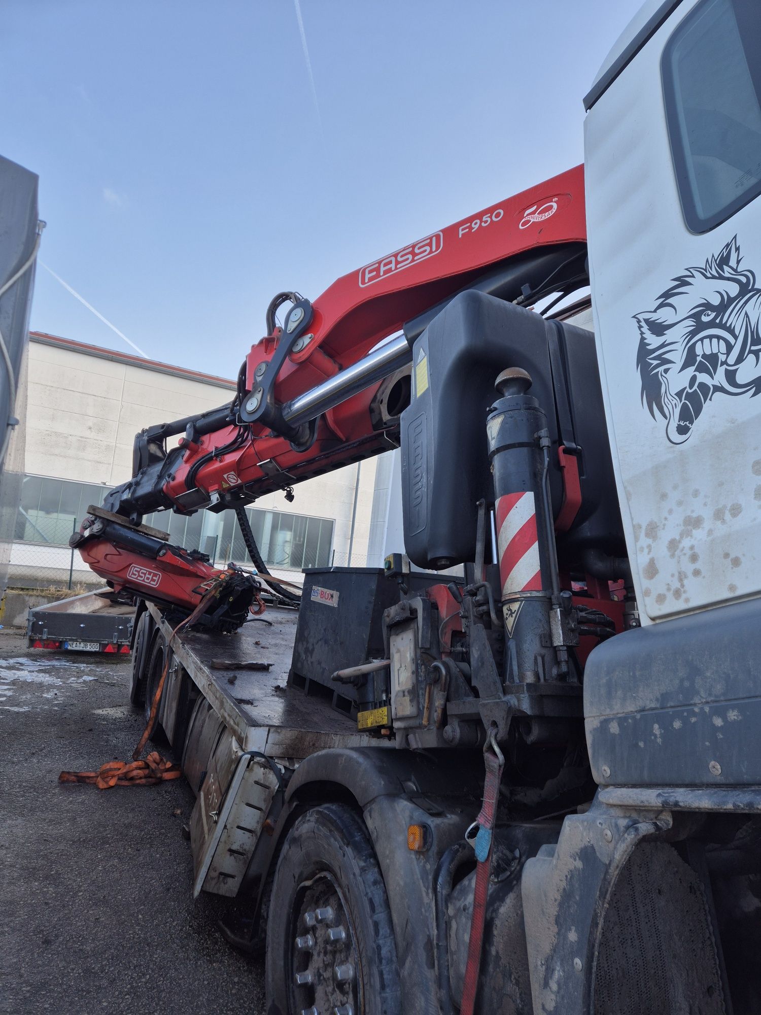 Fassi F950 HDS Dzwig żuraw