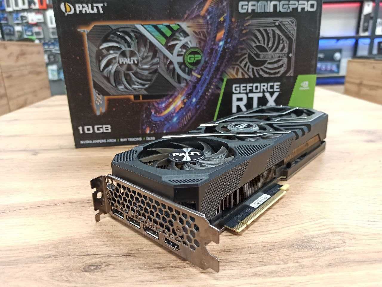 ТОП відеокарта Palit RTX 3080 10Gb GamingPro / ГАРАНТІЯ