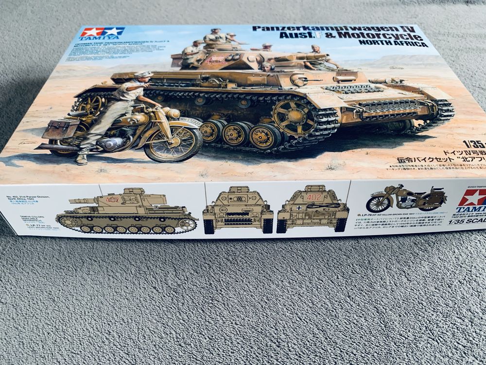 Czołg Panzer IV German Tank model Tamiya 25208