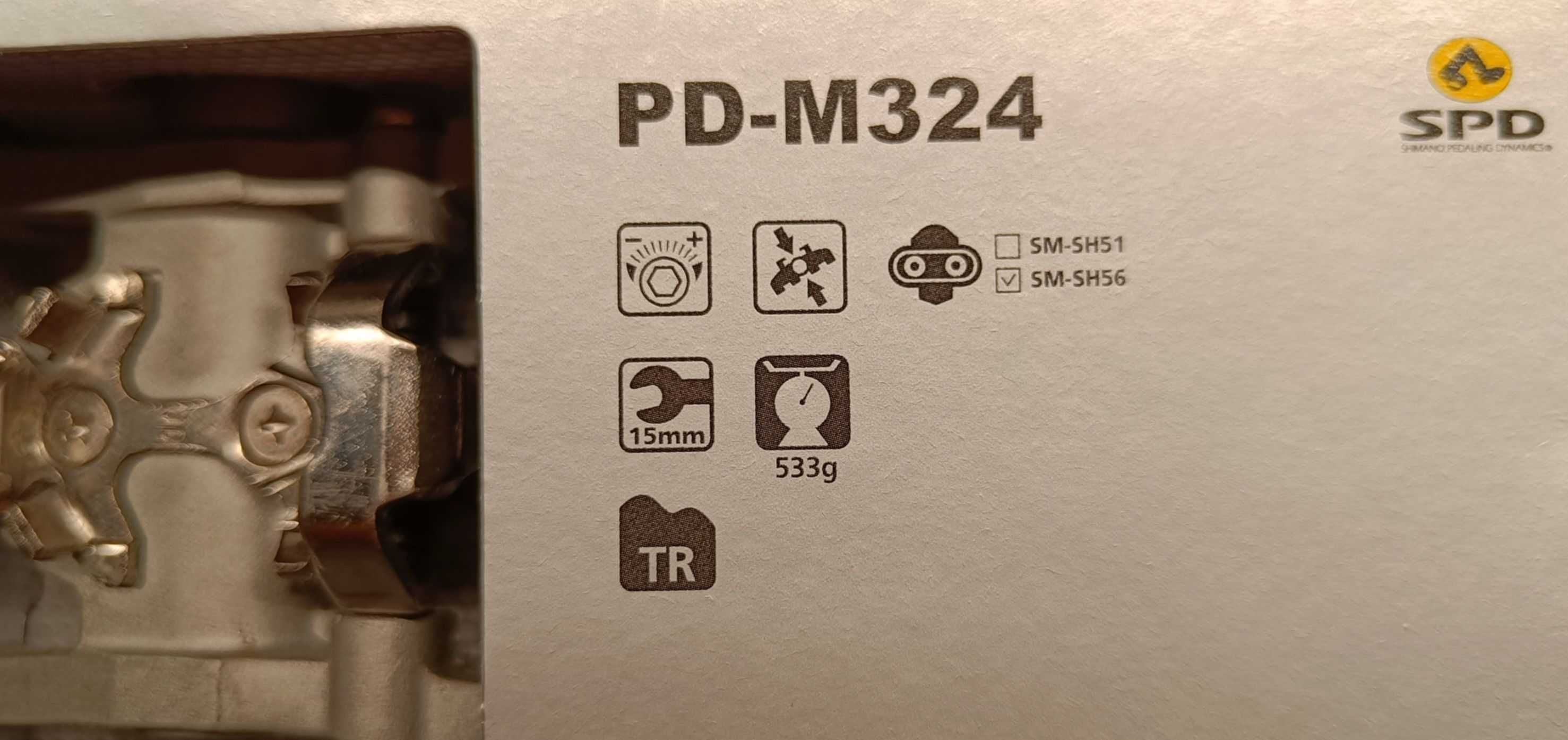 Sprzedam Pedały Shimano PD-M324 (SPD + Platforma)