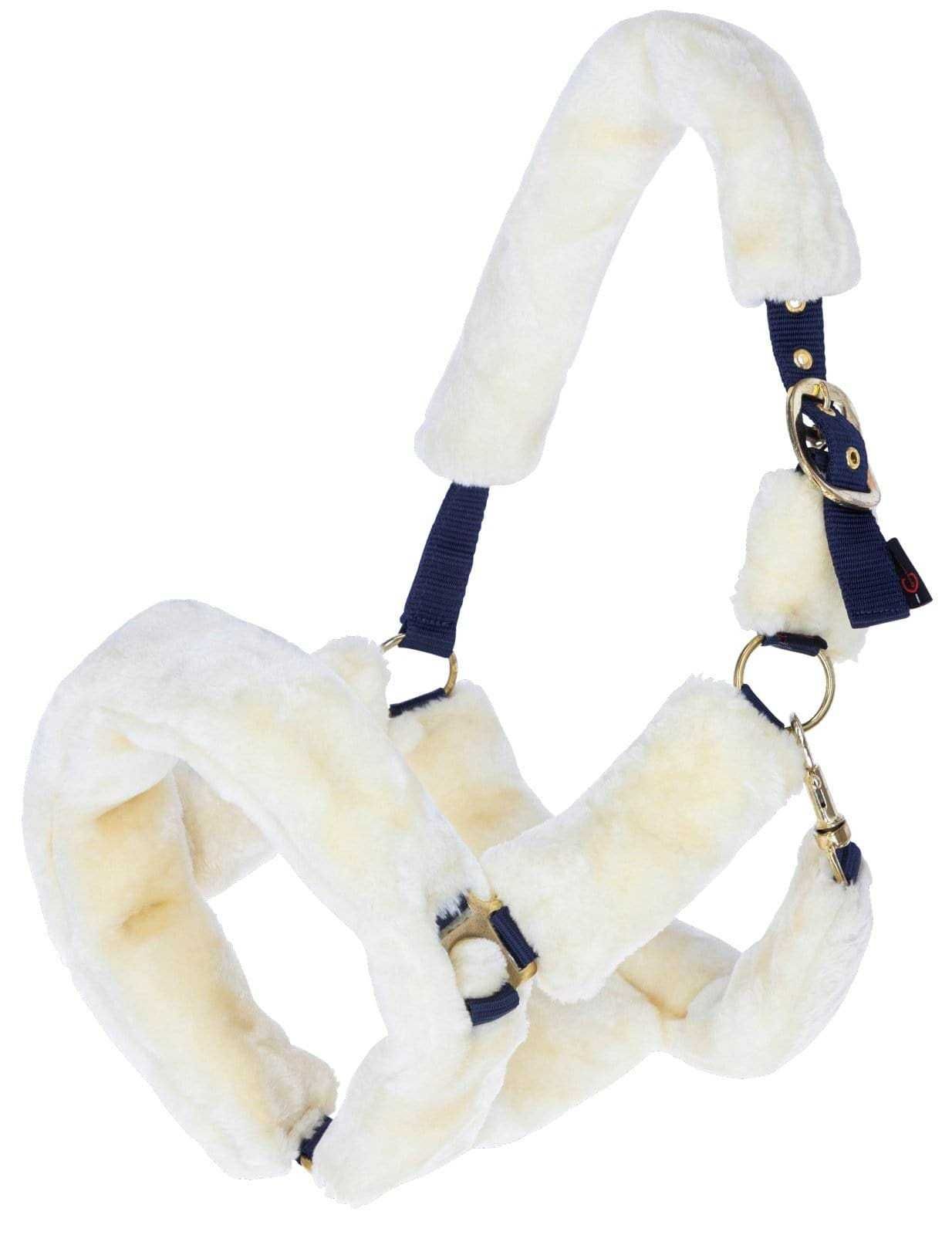 Kantar dla konia SuperSoft, navy, Covalliero cob lub full