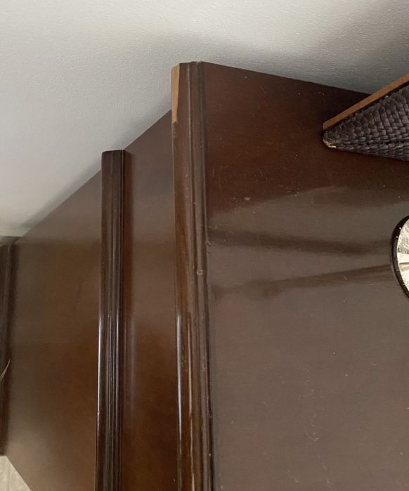 Consola madeira com portas & gavetas
