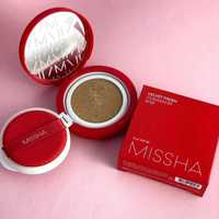 Тональний кушон з матовим фінішем missha velvet finish cushion spf50+