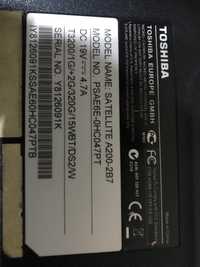 Bateria e carregador Toshiba A200