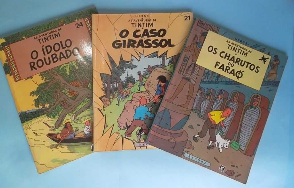 Coleção TINTIM da EDITORA RECORD em capa mole