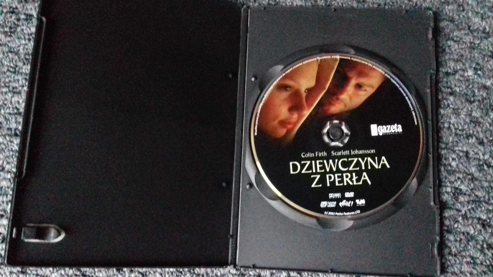 "Dziewczyna z perłą" Scarlett Johansson płyta DVD