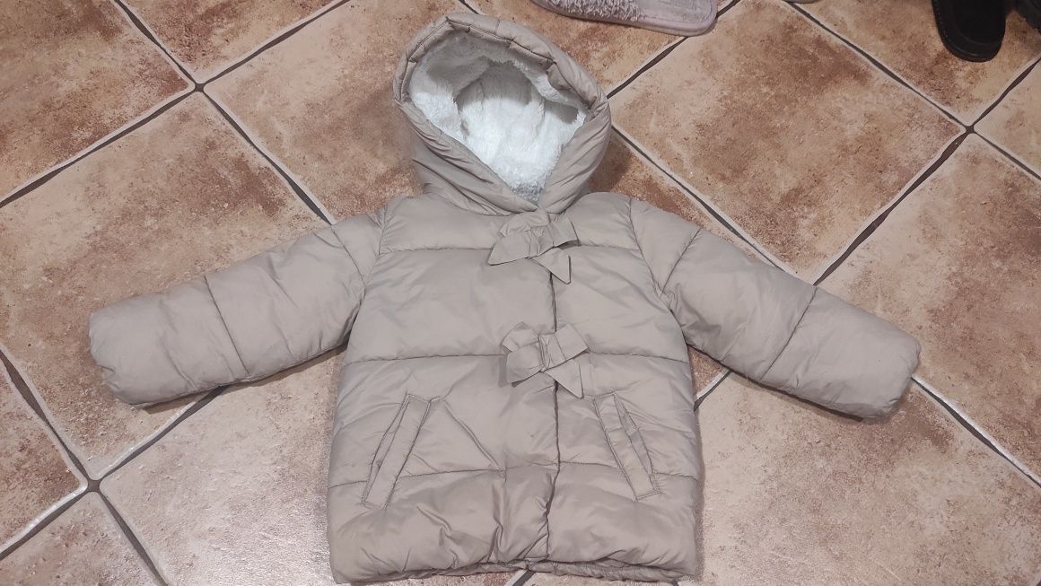 Kurtka zimowa Reserved beżowa r. 92