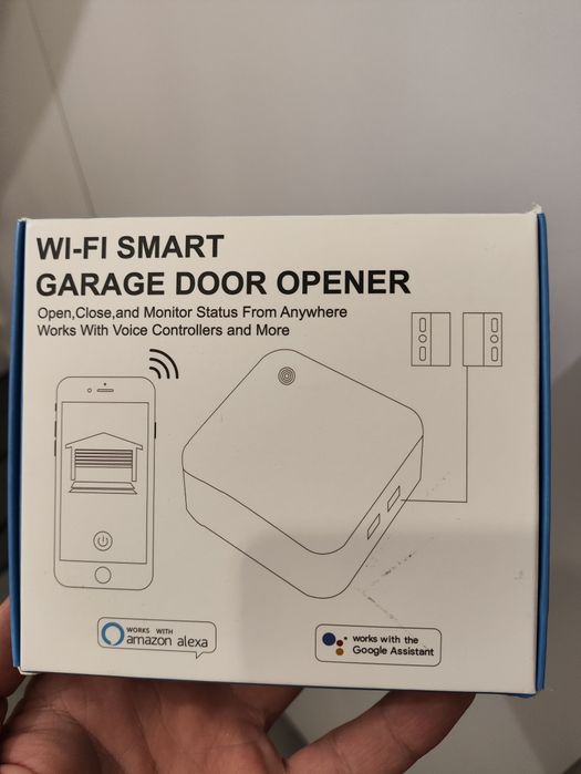 Sterownik bramy garażu z czujnikiem otwarcia tuya