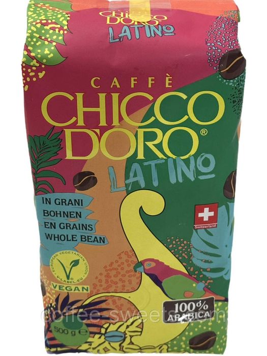 Chicco D'oro Latino 500 г. Зерно кава