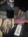 Sukienka New Year's EVE party czarna granatowa dress 42 koronka Lace