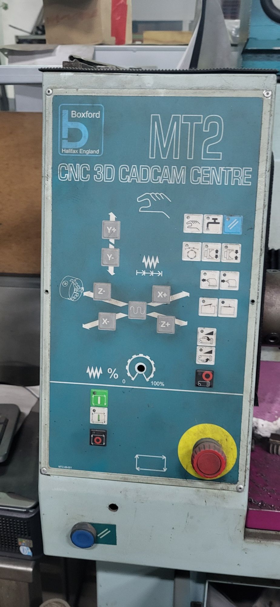 Cnc torno e fresadora numa só máquina boxford Mt2
